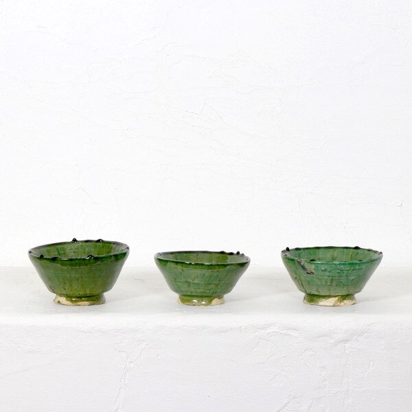 Green Pottery Bowl Small